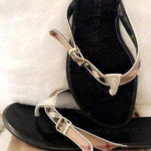 Authentic Burberry Flip Flops